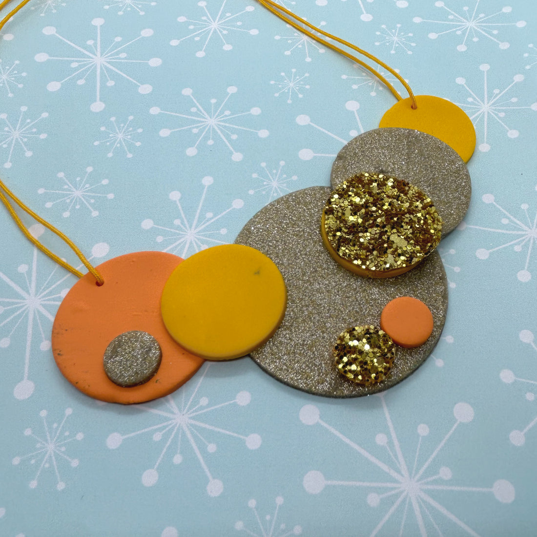 Sparkly Circle Necklace - The Argentum Design Co