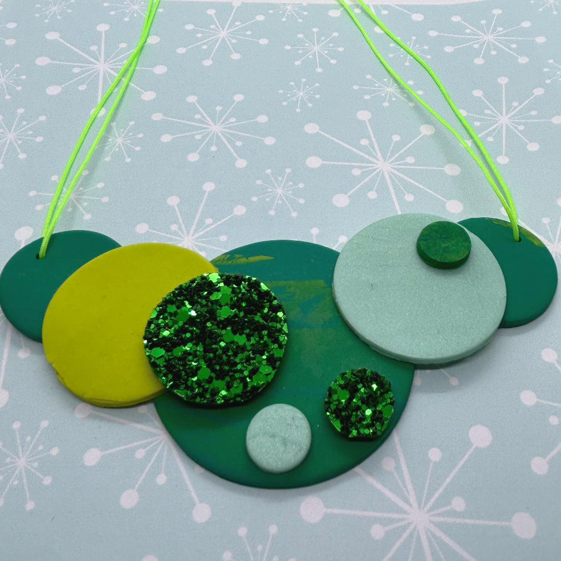 Sparkly Circle Necklace - The Argentum Design Co