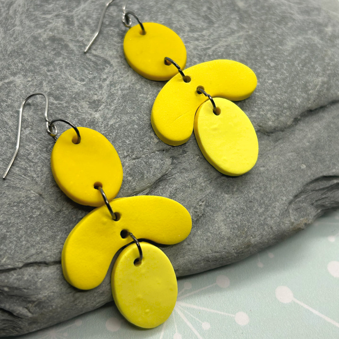 Petals Wire Dangle Earrings - The Argentum Design Co