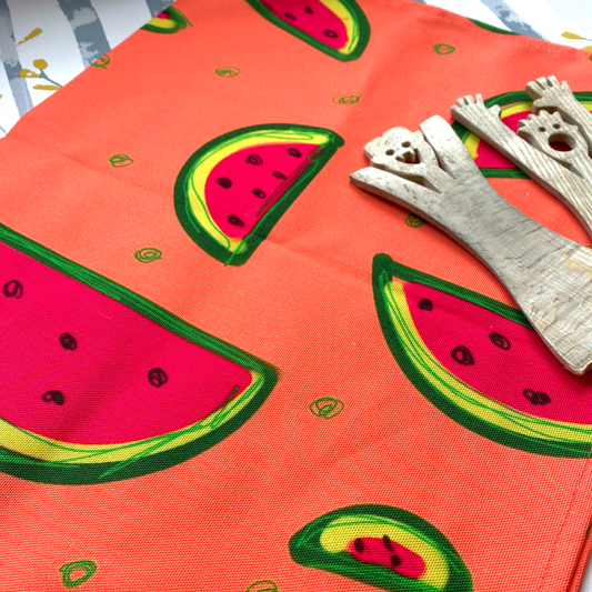 Watermelon tea towel - The Argentum Design Co